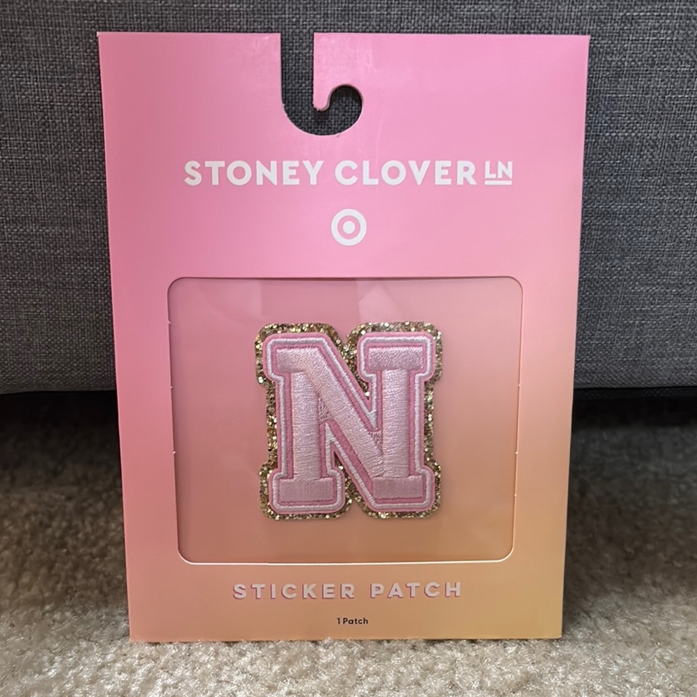 Stoney Clover Lane N Letter Patch